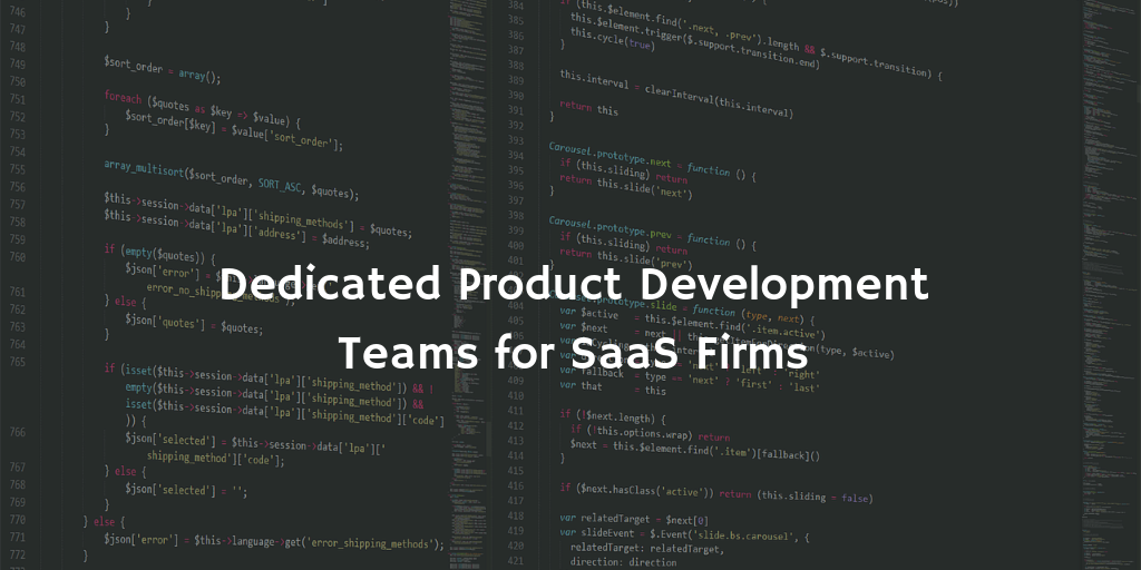 dedicated development team